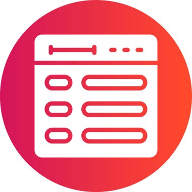 Belge. Web simgesi basit tasarım