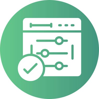 seo modern simgesinin vektör illüstrasyonu