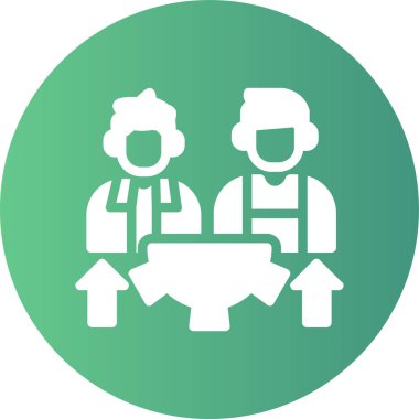 İnsan simgesinin vektör illüstrasyonu