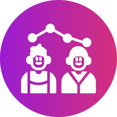 insanlar simge vektör illüstrasyonu