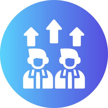 İş ve finans simgesinin vektör illüstrasyonu