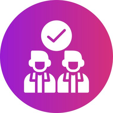 İnsan simgesinin vektör illüstrasyonu