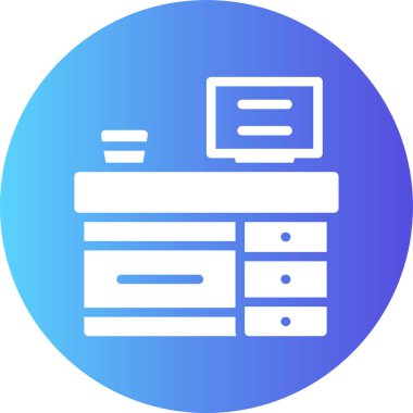 Bilgisayar vektör simgesi modern basit vektör illüstrasyonu