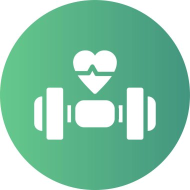 Dambıl. Web simgesi basit illüstrasyon