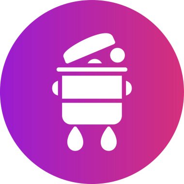 Çanta. Web simgesi basit illüstrasyon