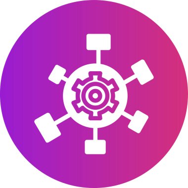 seo modern simgesinin vektör illüstrasyonu