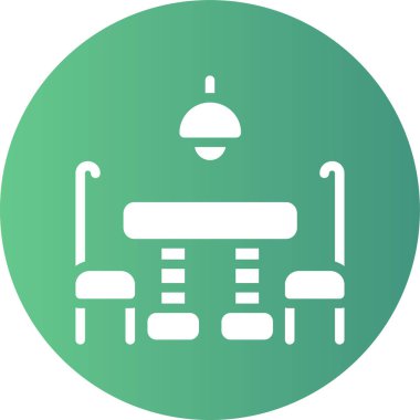 Bir robot simgesinin vektör illüstrasyonu