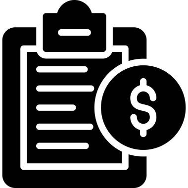 Para için. Web simgesi basit illüstrasyon