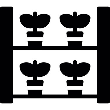 Çiçek ikonu. taslak çizim vektör işareti