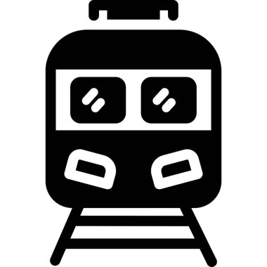 tren. Web simgesi basit tasarım