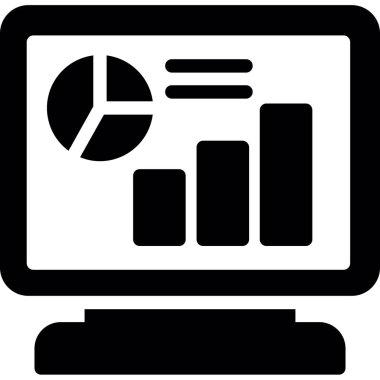 Grafik grafik vektör simgesi