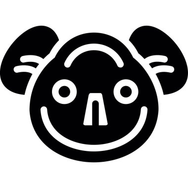 hayvan yüzü maskesi simgesi