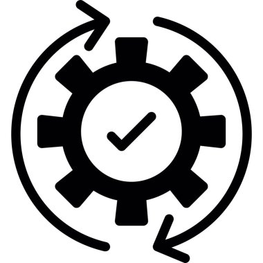 saat dişlisi simgesi ana hat biçiminde