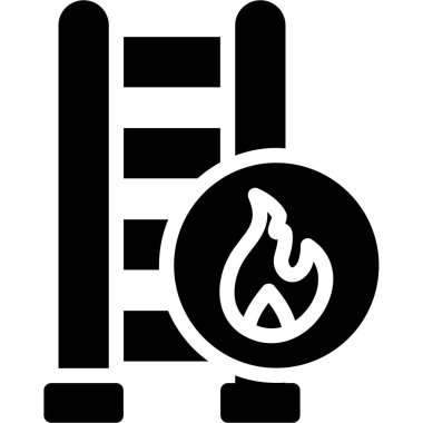 Ateş vektörü simgesini ateşle