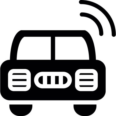 - Araba. Web simgesi basit illüstrasyon