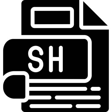 dosya biçimi simgesi, vektör illüstrasyonu