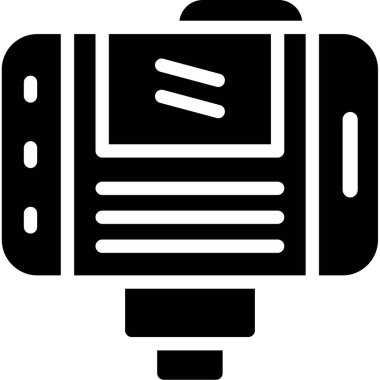 Kamera. Web simgesi basit illüstrasyon