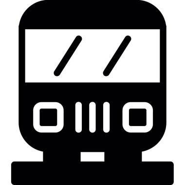 tren. Web simgesi basit illüstrasyon