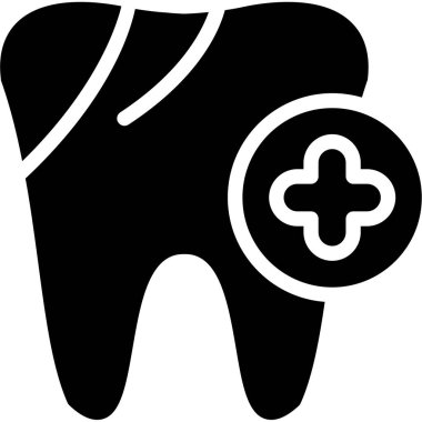 diş vektörü simgesi modern illüstrasyon tasarımı