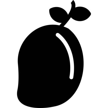 torba meyve simgesi katı biçimde