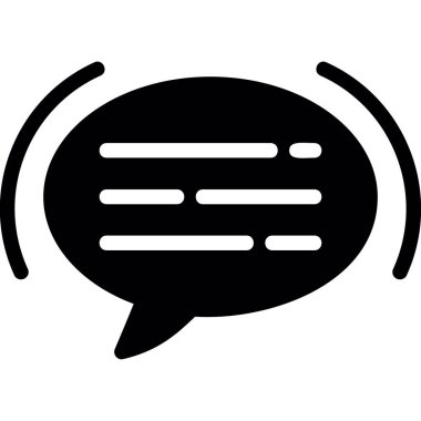 Konuşma baloncukları vektör simgesi