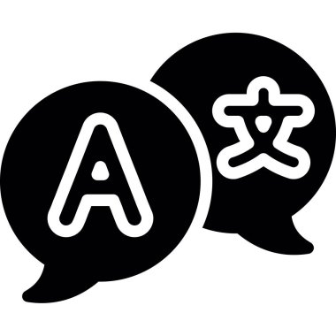 Konuşma baloncuğu simgesinin vektör çizimi