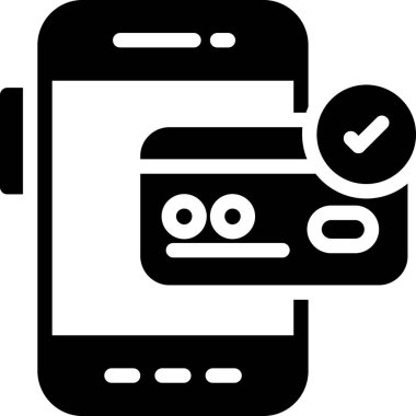 akıllı telefon simgesi vektör illüstrasyonu