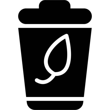 Geri dönüşüm simgesi, basit vektör tasarımı