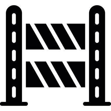 bariyer vektör simgesi