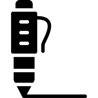 Tek bir elektrikli ısıtıcının vektör çizimi