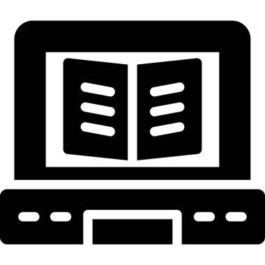 Kitap eğitimi kitaplığı simgesi