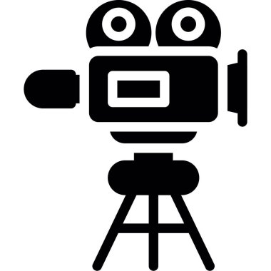 Kamera simgesi, vektör illüstrasyonu