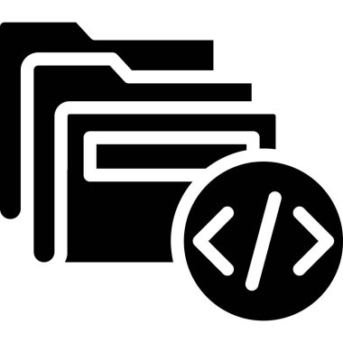 kod kodlama vektör simgesi