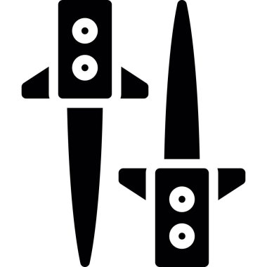 silah simge vektör çizim