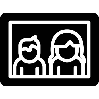 İnsan simgesinin vektör illüstrasyonu