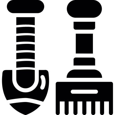 Bir borunun siyah beyaz simgesinin vektör çizimi