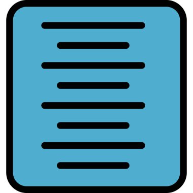 belge simgesi, vektör illüstrasyon tasarımı