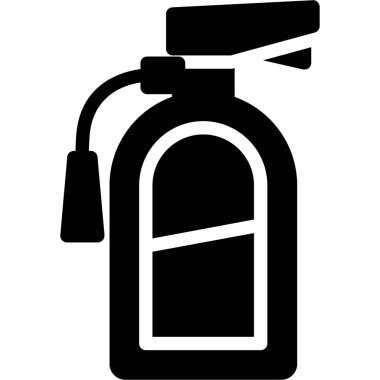 şişe sprey simgesi, basit vektör illüstrasyonu