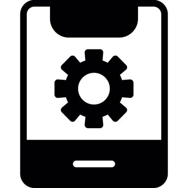 akıllı telefon simgesi vektör illüstrasyonu