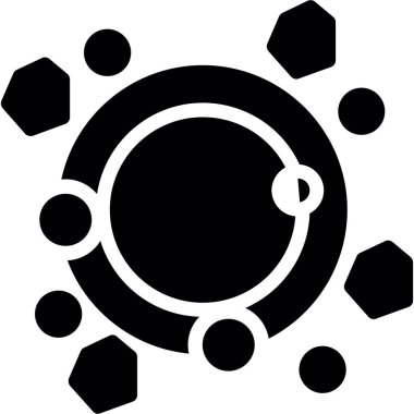 Modern bir simgenin vektör illüstrasyonu