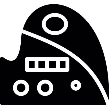 gemi web simgesi basit vektörü