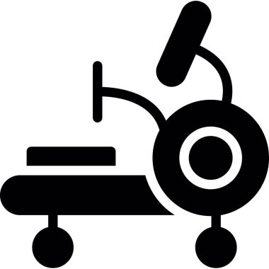 Tekerlekli sandalye ve bisiklet simgesi, vektör illüstrasyonu