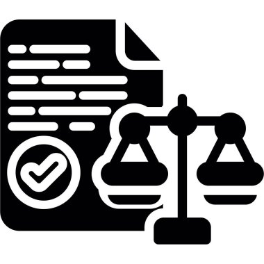 belge simgesi vektör illüstrasyonu