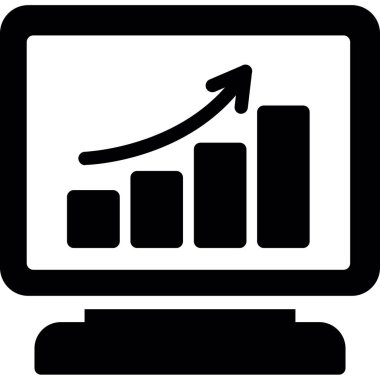 iş büyümesi simgesi vektör illüstrasyonu