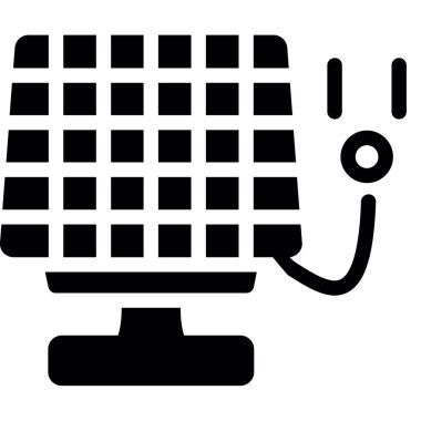 Modern oto onarımının vektör illüstrasyonu