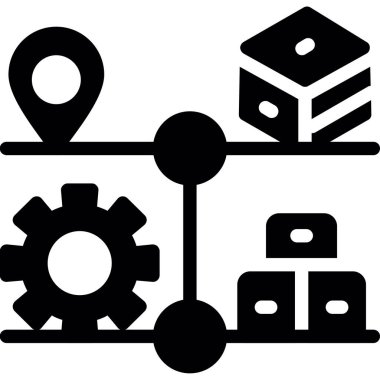 seo modern simgesinin vektör illüstrasyonu