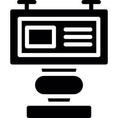 izleyici simgesi, vektör illüstrasyonu