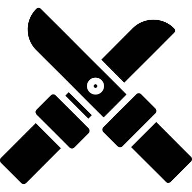 Makas Makas simge vektör, beyaz arka plan üzerinde izole işareti