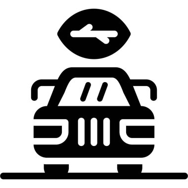 araba yıkama ikonu vektör illüstrasyonu
