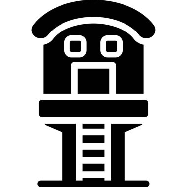 robot. Web simgesi basit illüstrasyon